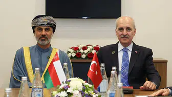 Kurtulmuş Bakü'de Umman Meclis Başkanı ile stratejik iş birliğini konuştu