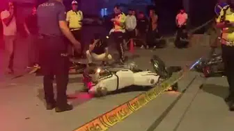 Tarsus'ta iki motosiklet çarpıştı Bir genç hayatını kaybetti