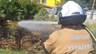 Hatay’da bahçeler alevlere teslim oldu