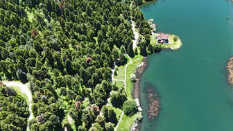 Bolu Gölcük Tabiat Parkı havadan görüntülendi