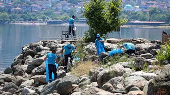 Sapanca Gölü'nde büyük temizlik operasyonu