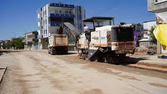 Kahta’da bozuk yollar yenileniyor