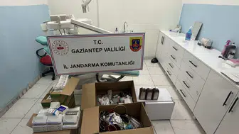 Gaziantep'te dişçi kılığındaki sahtekarlara jandarma baskını