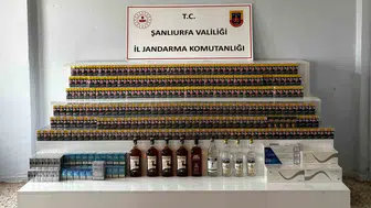 Viranşehir'de jandarma kaçak ürün operasyonu yaptı
