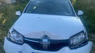 Bilecik'te direksiyon başında panik kazaya yol açtı