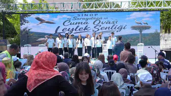 Sinop’ta göç yolcusu leyleklere özel ilk şenlik düzenlendi