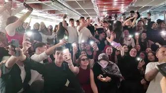 Ümraniyeli gençler sınav stresi öncesi Boğaz’da moral depoladı