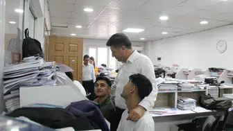 Cizreli gençlerin sınav heyecanına ilçe müdüründen destek