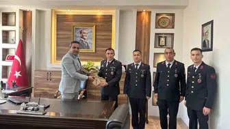 Sarıgöl Kaymakamı Jandarma Teşkilatı’nı makamında ağırladı