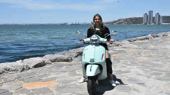 İzmirli mübaşir motosikletiyle Roma yoluna çıkıyor