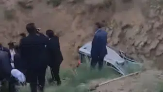Van'da yayla yolunda acı kaza