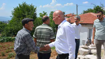 Babadağ Belediye Başkanı sahadaki çalışmaları yakından takip ediyor