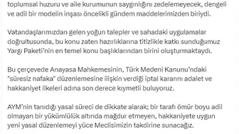 Süresiz nafaka dönemi kapanıyor