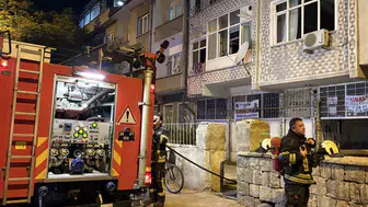 Kayseri'de apartman dairesinde korkutan yangın