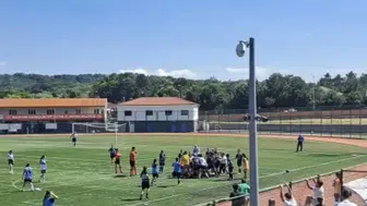 Bartın'da kadınlar futbol maçında saha karıştı