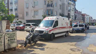 Antalya’da dehşet anları Evini ateşe verip polise direndi