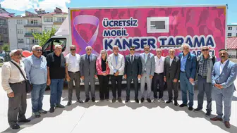 Tunceli’de kanser taraması vatandaşın ayağına gidiyor