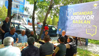 Akyaka Belediye Başkanı vatandaşlarla yüz yüze hesaplaştı