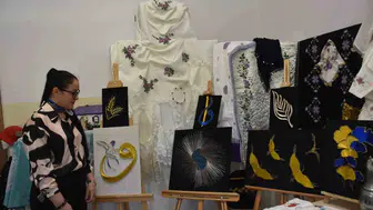 Gaziantep Burç’ta bir yılın el emeği görücüye çıktı
