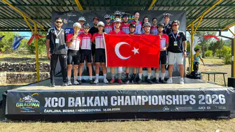 Akhisarlı bisikletçi kaza yaptı ama madalyayı kaptı