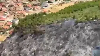 Burhaniye orman yangınında alevler kontrol altına alındı