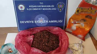 Edirne’de uyuşturucu operasyonu Cips paketinden çıktı