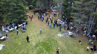 Bolu Mudurnu yaylasında bin kişi bir araya geldi