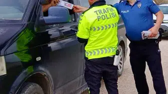Bilecik yollarında polis sürücüleri dolandırıcılık tuzağına karşı uyardı