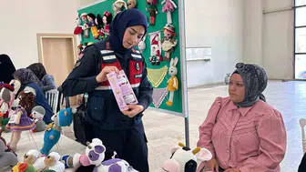 Afyonkarahisar’da jandarma KADES uygulamasını sahaya indirdi