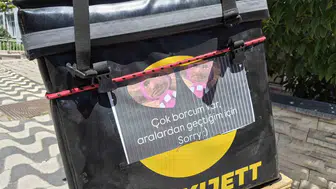 Eskişehirli kuryeden trafikte dürüst itiraf