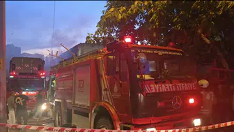Ataşehir'de mobilya atölyesinde gece paniği