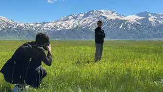 Yüksekova’da aynı coğrafyada kış ve yaz buluştu
