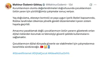 Roblox belirsizliği sürüyor Bakanın silinen paylaşımı kafaları karıştırdı