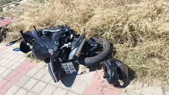 Keşan'da otomobil ile motosiklet çarpıştı Sürücü ağır yaralandı