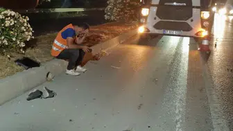Sınav yolunda baba acısı