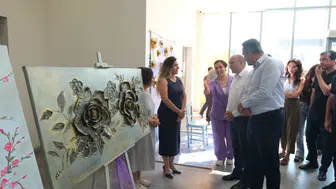 Sarıgöl'de el emeği ürünler sergisi yoğun ilgi gördü