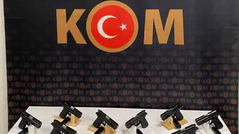 Mardin Artuklu'da silah kaçakçılığı operasyonu