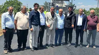 Araban halkı asfaltlanan yolları için kurban kesti