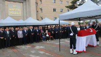 Kayseri Vali Yardımcısı Şenol Esmer son yolculuğuna uğurlandı