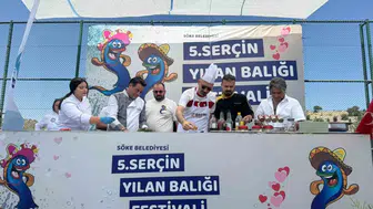Söke'de Yılan Balığı Şöleni Başladı