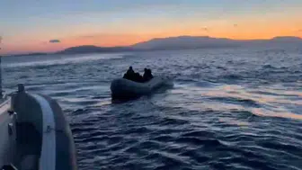 Çeşme açıklarında iki ayrı göçmen operasyonu