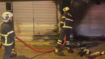 Siirt merkezde bir markette yangın paniği yaşandı