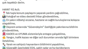 Acil durumlar için telefonunuza yüklemeniz gereken o uygulama