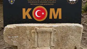 Yozgat'ta bir evin bahçesinden iki bin yıllık Roma lahdi çıktı
