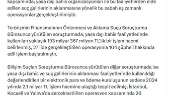 Yasa dışı bahis çetelerine dev operasyon