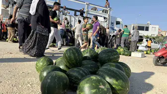 Tarsus’ta 30 ton karpuz kapış kapış gitti