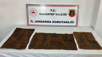 Gaziantep'te tarihi eser operasyonu İbranice yazılı tablolar bulundu