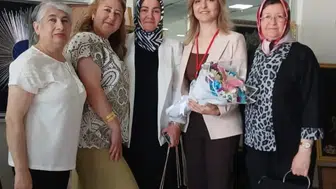 Burhaniyeli kadınların el emeği göz nuru sergisi açıldı