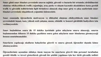 Tekirdağ'da LGS günü sessizlik kuralı uygulanacak