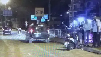 Cide'de motosiklet kazası Hem ehliyet gitti hem ceza yedi